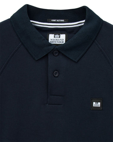 Weekend Offender Felpa a Polo fa uomo Azrou blu