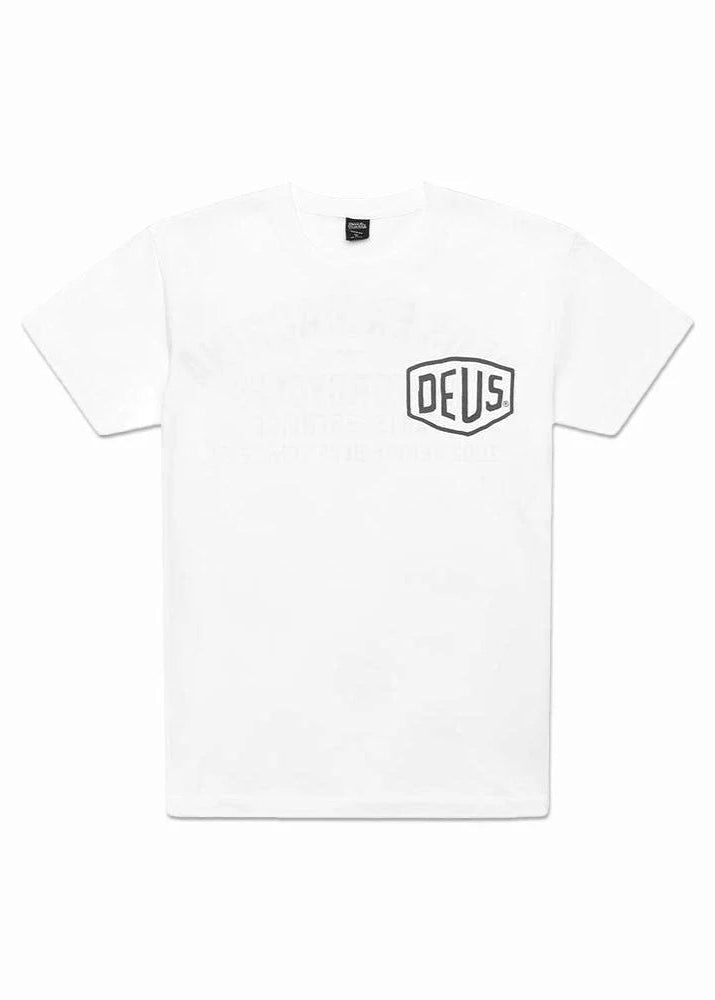 Deus Ex Machina T-Shirt da uomo manica corta Venice Address bianca