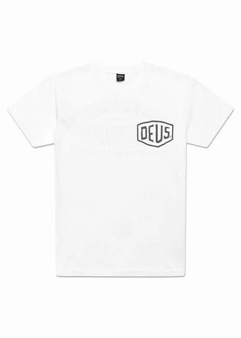 Deus Ex Machina T-Shirt da uomo manica corta Venice Address bianca