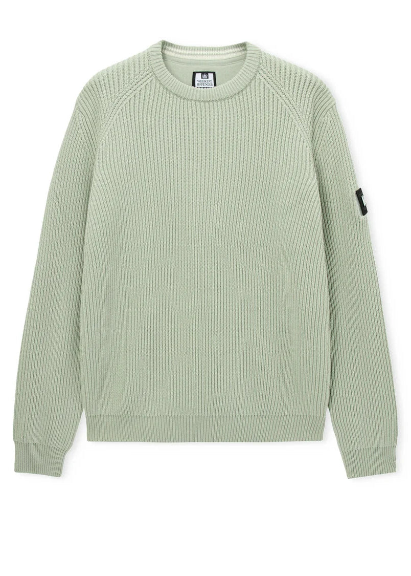 Weekend Offender Maglia girocollo da uomo Morello Julep verde chiaro