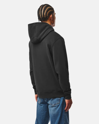 Weekend Offender Felpa con zip e cappuccio da uomo Daponte nera