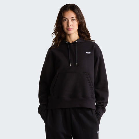The North Face Felpa corta con cappuccio da donna Essential Simple Dome nera