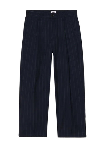 Obey Pantalone da uomo gessato Dean Stripe Pleated