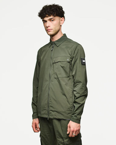 Weekend Offender Sovracamicia da uomo Southbank verde