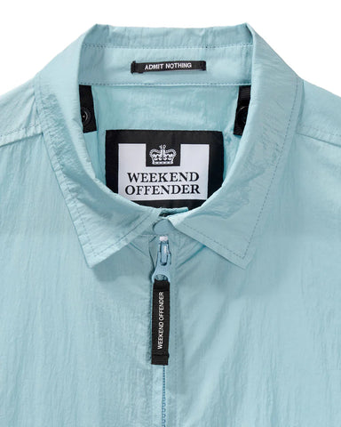 Weekend Offender Camicie da uomo con zip in nylon  Vinnie