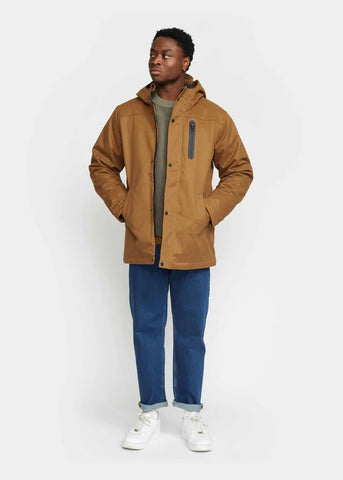 Revolution Giacca da uomo Parka marrone