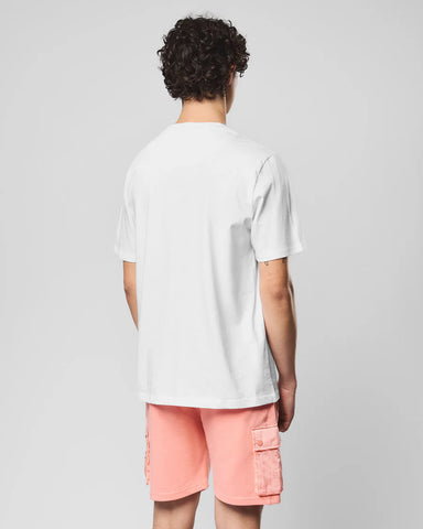 Weekend Offender T-Shirt da uomo manica corta Biskra bianca