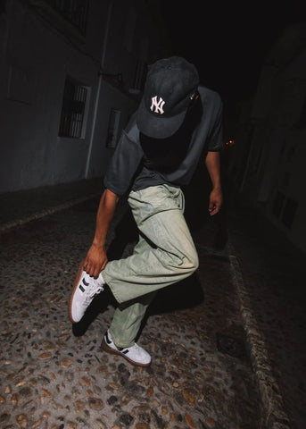 Coolway Sneaker in pelle unisex Goal Black & White