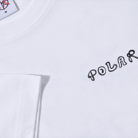Polar Skate T-Shirt da uomo manica corta 2 Guys bianca