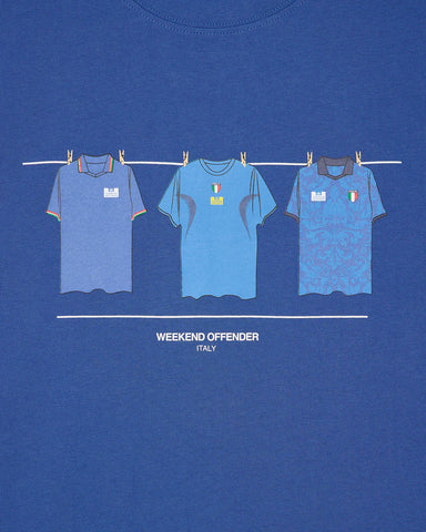 Weekend Offender Men's short sleeve T-Shirt Italy Blue