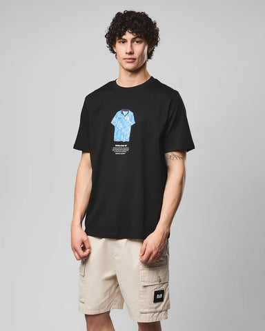 Weekend Offender Men's Short Sleeve Butcher T-Shirt Black