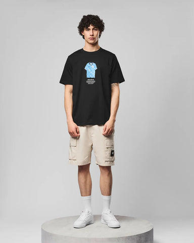 Weekend Offender Men's Short Sleeve Butcher T-Shirt Black