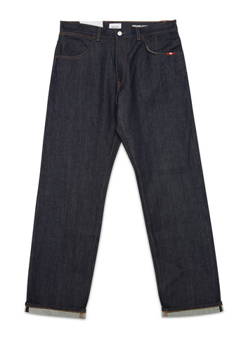Amish Jeans Uomo Loose Fit James lavaggio scuro