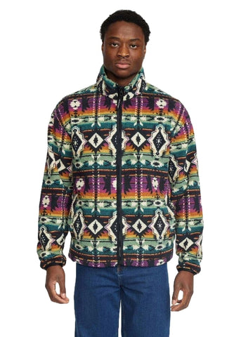 Revolution Giacca in pile da uomo Printed Fleece