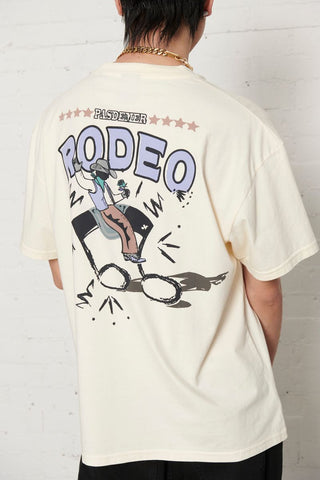 Pas De Mer T-Shirt da uomo manica corta Rodeo panna