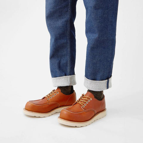 Red Wing Scarpa da uomo in pelle Shop Toe Oxford 8092