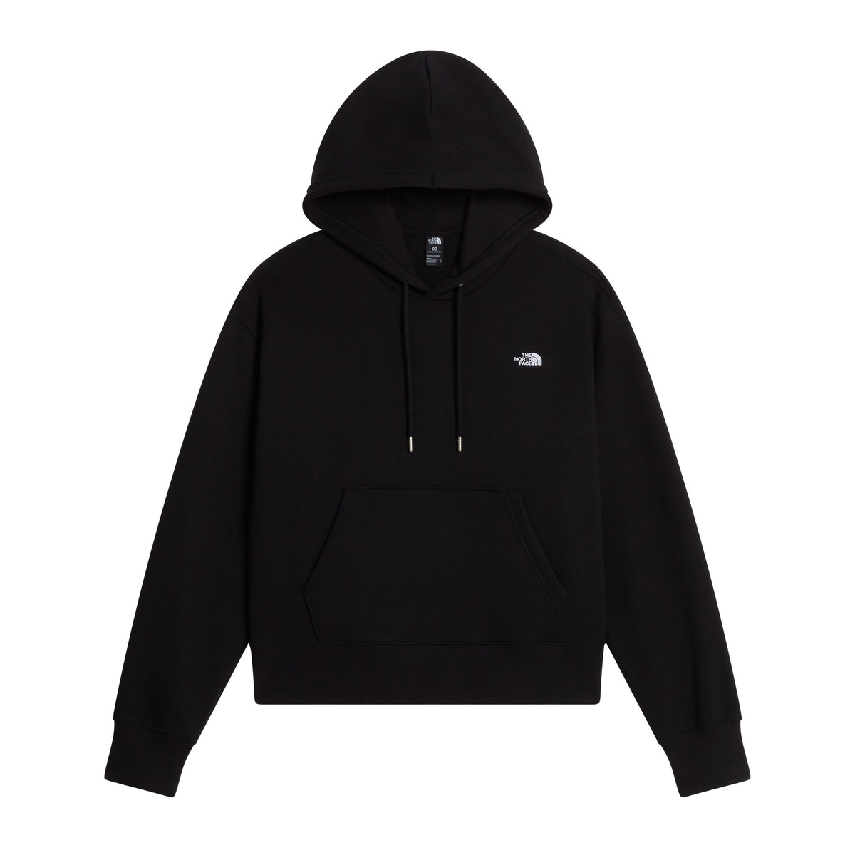 The North Face Felpa corta con cappuccio da donna Essential Simple Dome nera