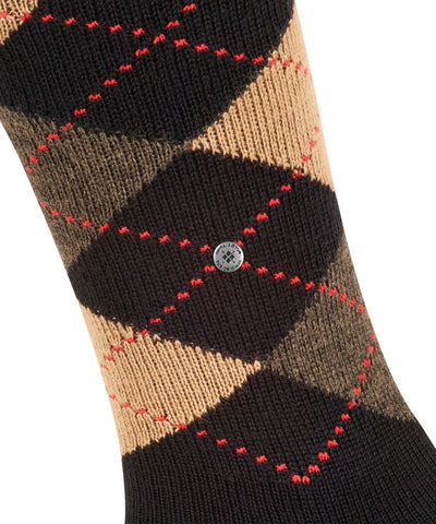 Burlington Preston Gambaletti da uomo con Fantasia Argyle a Rombi Preston