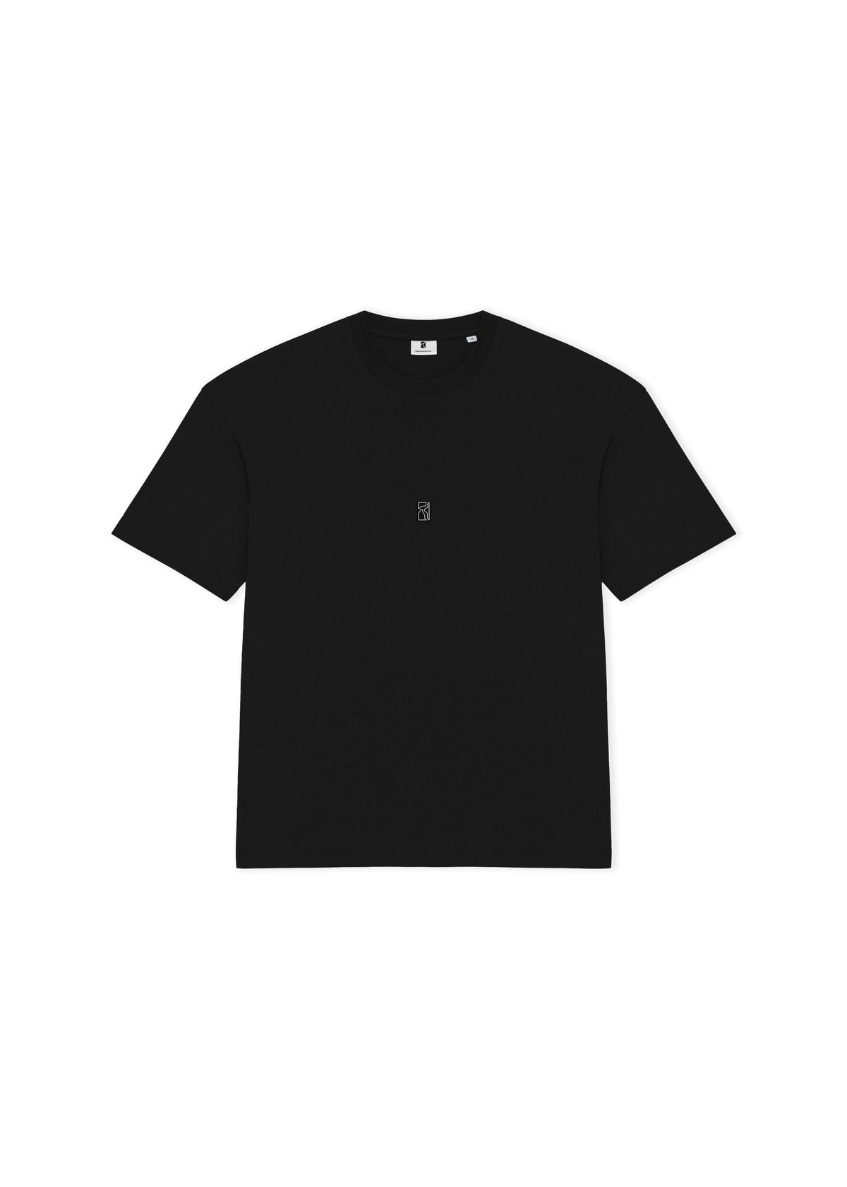 Poetic T-Shirt Uomo Rubber Patch Nera