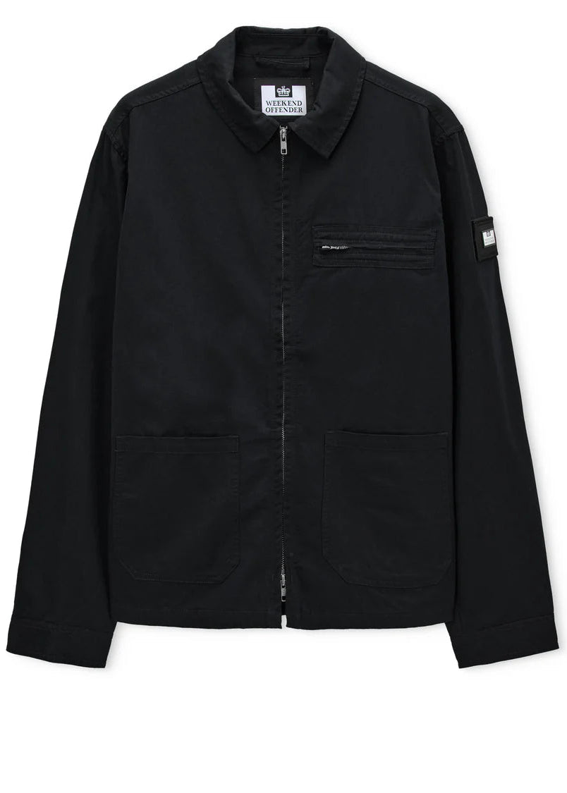 Weekend Offender Sovracamicia da uomo Caleb nera