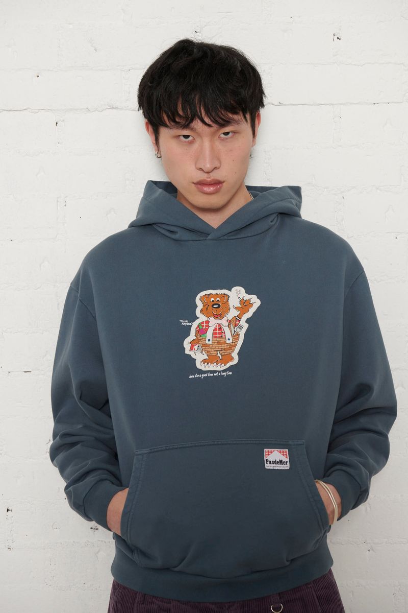 Pas De Mer Felpa da uomo con cappuccio Not Long Time