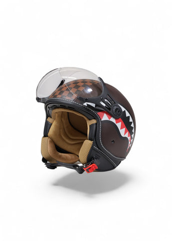 Sprayground Casco unisex Sharks In Paris marrone