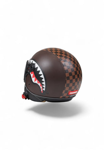 Sprayground Casco unisex Sharks In Paris marrone
