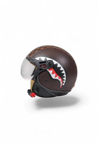Sprayground Casco unisex Sharks In Paris marrone