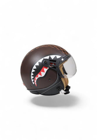 Sprayground Casco unisex Sharks In Paris marrone
