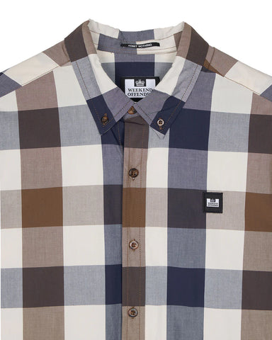 Weekend Offender Camicia da uomo a quadri Lisbon