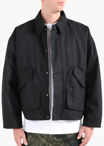 Arte Giacca con trapunta staccabile da uomo Inclined nera