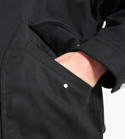 Arte Giacca con trapunta staccabile da uomo Inclined nera