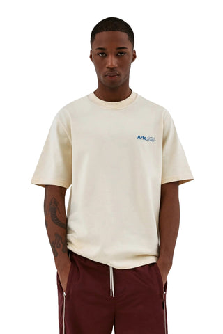 Arte Antwerp T-S-shirt uomo Teo Back T-Shirt crema
