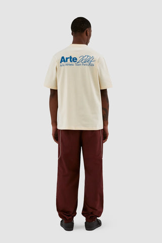 Art Antwerp TS-shirt men's Teo Back Cream T-Shirt