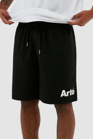 Arte Antwerp Samuel Logo men's shorts black