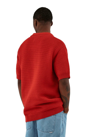 Arte Antwerp Men's red Simon cotton sweater