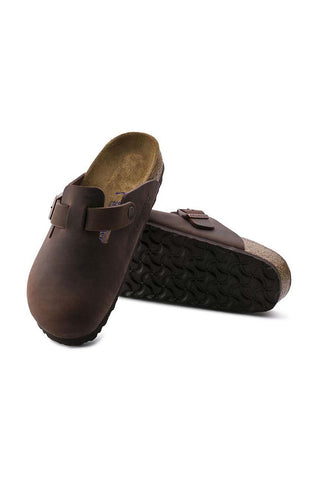 Birkenstock Unisex Boston SFB brown sandal