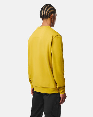 Weekend Offender Felpa girocollo da uomo Thunder gialla