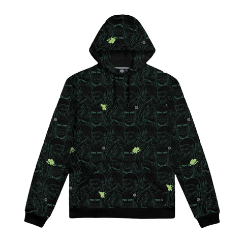 Dolly noire aot pattern hoodie SW502-GQ-01