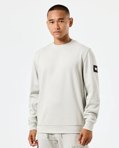 Hellgraues Herren-Sweatshirt mit Rundhalsausschnitt von Weekend Offender Bomb