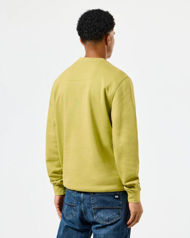 Weekend Offender Ferrer Lime Crewneck Sweatshirts for Men