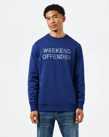 Weekend Offender Warwick Herren-Sweatshirt mit Rundhalsausschnitt