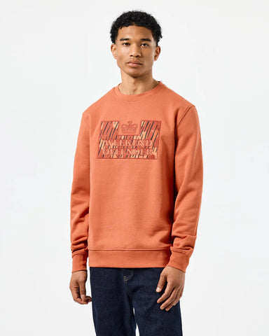 Weekend Offender Villotta Herren-Sweatshirt mit Rundhalsausschnitt