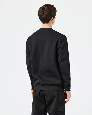 Weekend Offender Paraiso Herren-Sweatshirt mit Rundhalsausschnitt in Schwarz