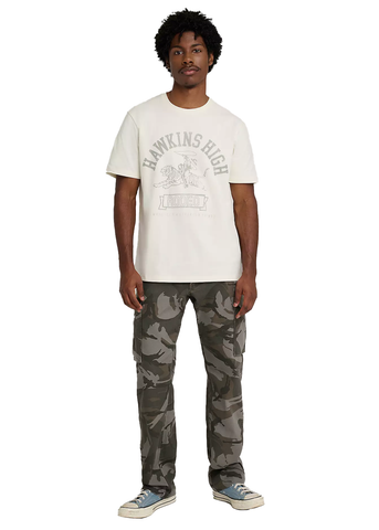 Wrangler Men's Short Sleeve T-Shirt x Stranger Things Hawkins High