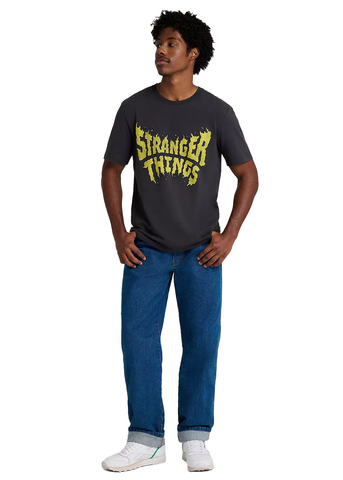 Wrangler Men's Short Sleeve T-Shirt collabo x Stranger Things