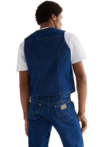 Wrangler Men's Cowboy Cut Denim Vest