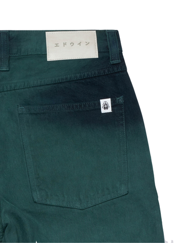 Edwin Men's Green Worker Denim Shorts