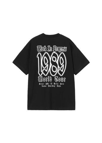 Carhartt Wip T-Shirt da uomo manica corta World Tour nera