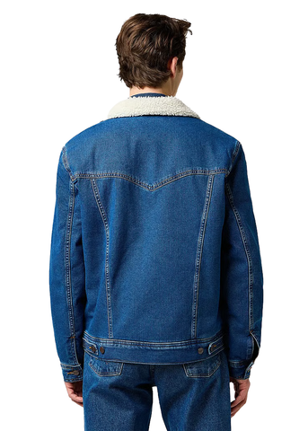 Wrangler Men's Classic Sherpa-Lined Denim Jacket